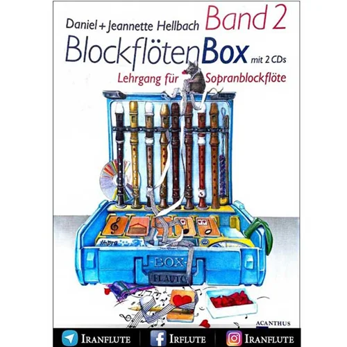 دانلود PDF کتاب نت فلوت ریکوردر | BlockflotenBox Band2